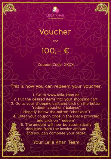 Gutschein über 100 €